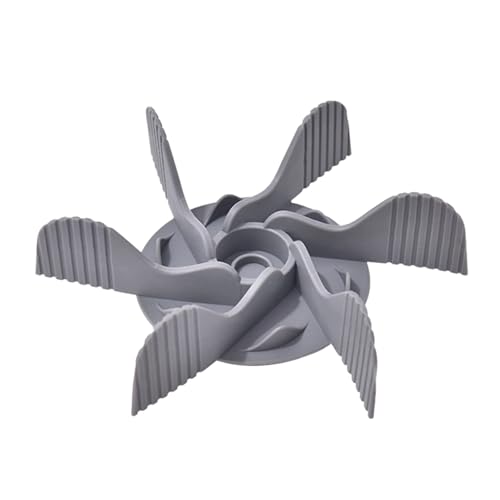 Poo4kark Slow Food Dispenser Hundenapf-Einsatz Dritte Generation Verbesserter Stabiler Futternapf (kann zugeschnitten Werden) Geeignet für große Hunde kleine bis mittelgroße Hunde (Grey, 13cm) von Poo4kark