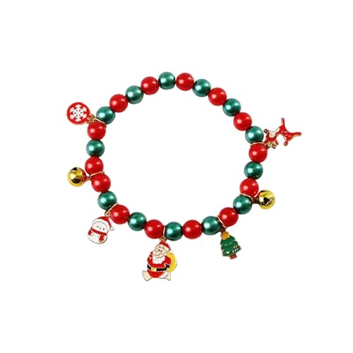 Poo4kark Weihnachtshalsband für Haustiere, Feiertagshalskette für Hunde Katzen mit festlichem, verstellbarem Welpenzubehör für kleine, mittelgroße große Tiere (B, 22cm) von Poo4kark
