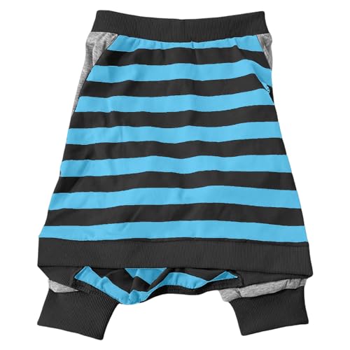 Schützendes Ärmelshirt für Hunde mittlerer bis großer Rassen, Vorbeugung gegen Verletzungen, leicht atmungsaktiv, ideal für den Außen- Innenbereich (Blue, L) von Poo4kark