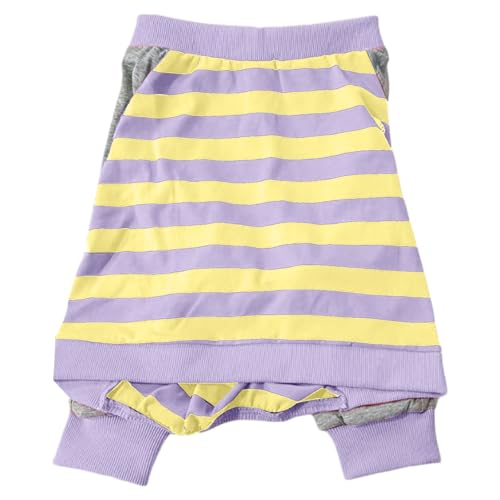 Schützendes Hundeshirt für Groß- Mittelrassen, atmungsaktiv, ideal zum Schutz bei Verletzungen, für Innen- Außenbereich, bequem leicht (Purple, S) von Poo4kark