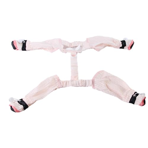 Winterfeste Hundestiefel mit Hosenträgern für kleine Hunde verstellbare Outdoor-Hose schmutzabweisende Ärmel rutschfeste Sohlen (S) von Poo4kark