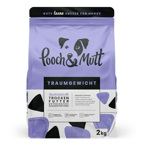 Pooch & Mutt - Slim & Slender - Getreidefreies Trockenfutter mit Huhn & Süßkartoffel für Hunde mit geringer Aktivität oder Übergewicht entwickelt, 2 kg Beutel. von Pooch & Mutt
