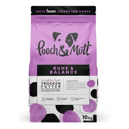 Pooch & Mutt - Calm & Relaxed - Getreidefreies Trockenfutter mit Truthahn & Süßkartoffel für Hunde zur Unterstützung des Wohlbefindens, 10 kg Beutel. von Pooch & Mutt