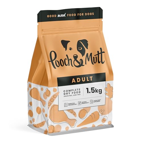 Pooch & Mutt - Getreidefreies Trockenfutter mit Superfoods für Ausgewachsene Hunde, 1,5 kg. von Pooch & Mutt