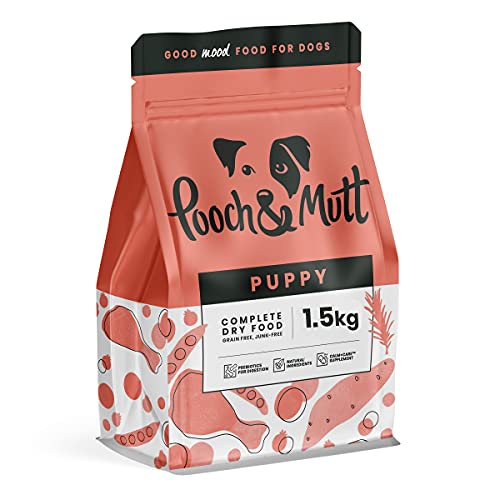 Pooch & Mutt - Getreidefreies Trockenfutter mit Huhn & Superfoods für Welpen, 1,5 kg Beutel von Pooch & Mutt