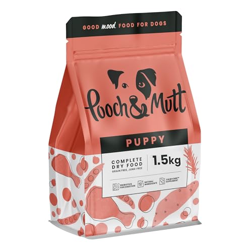 Pooch & Mutt - Getreidefreies Trockenfutter mit Huhn & Superfoods für Welpen, 1,5 kg Beutel von Pooch & Mutt