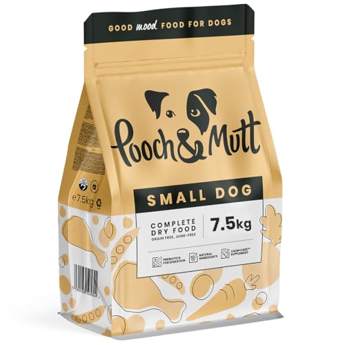 Pooch & Mutt - Kleine Hunde, Getreidefreies Hundetrockenfutter, Huhn & Superfood Mischung, 7,5 kg von Pooch & Mutt
