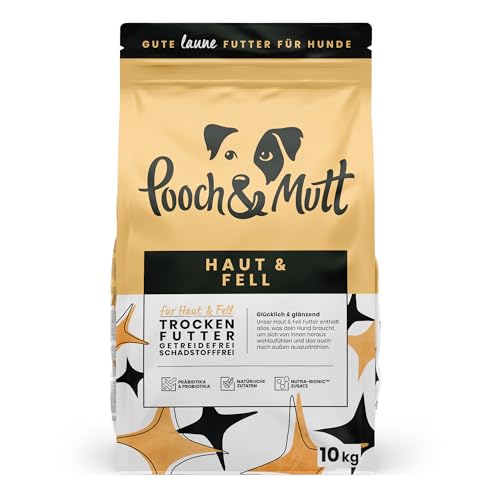 Pooch & Mutt - Haut & Fell, Getreidefreies Alleinfutter für Hunde für Haut und Fell, Hering und Leinsamen, 10 kg von Pooch & Mutt