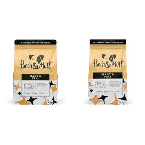 Pooch & Mutt - Haut & Fell, Getreidefreies Alleinfutter für Hunde für Haut und Fell, Hering und Leinsamen, 12 kg von Pooch & Mutt