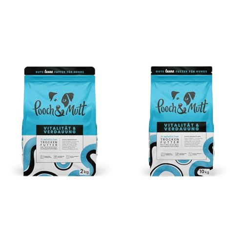 Pooch & Mutt - Vitalität & Verdauung, Getreidefreies Alleintrockenfutter für Hunde, Lachs und Süßkartoffel, 12kg Pooch & Mutt - Vitalität & Verdauung, Getreidefreies Alleintrockenfutter für Hunde, Lachs und Süßkartoffel, 12kg von Pooch & Mutt