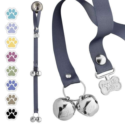 PoochieBells Hunde-Türglocke für das Töpfchentraining – die originalen Töpfchentrainingsglocken für Hunde, in den USA hergestellte Hunde-Töpfchenglocken, einfaches Welpentraining, Laute, langlebige PoochieBells Hunde-Türglocke für das Töpfchentraining – die originalen Töpfchentrainingsglocken für Hunde, in den USA hergestellte Hunde-Töpfchenglocken, einfaches Welpentraining, Laute, langlebige von PoochieBells