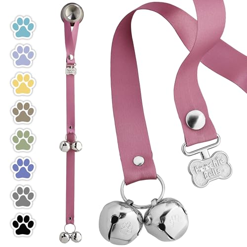 PoochieBells Hundetürglocke für das Töpfchentraining - Die originalen Töpfchentrainingsglocken für Hunde, in den USA hergestellte Hunde-Töpfchenglocken, einfaches Welpentraining, Laute, langlebige PoochieBells Hundetürglocke für das Töpfchentraining - Die originalen Töpfchentrainingsglocken für Hunde, in den USA hergestellte Hunde-Töpfchenglocken, einfaches Welpentraining, Laute, langlebige von PoochieBells