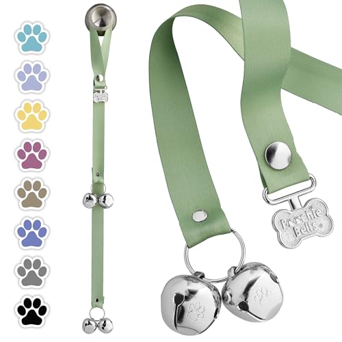 PoochieBells Hundetürglocke für das Töpfchentraining - Die originalen Töpfchentrainingsglocken für Hunde, in den USA hergestellte Hunde-Töpfchenglocken, einfaches Welpentraining, Laute, langlebige PoochieBells Hundetürglocke für das Töpfchentraining - Die originalen Töpfchentrainingsglocken für Hunde, in den USA hergestellte Hunde-Töpfchenglocken, einfaches Welpentraining, Laute, langlebige von PoochieBells