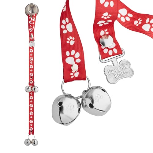 PoochieBells Hundetürglocke für das Töpfchentraining - Die originalen Töpfchentrainingsglocken für Hunde, in den USA hergestellte Hunde-Töpfchenglocken, einfaches Welpentraining, Laute, langlebige PoochieBells Hundetürglocke für das Töpfchentraining - Die originalen Töpfchentrainingsglocken für Hunde, in den USA hergestellte Hunde-Töpfchenglocken, einfaches Welpentraining, Laute, langlebige von PoochieBells