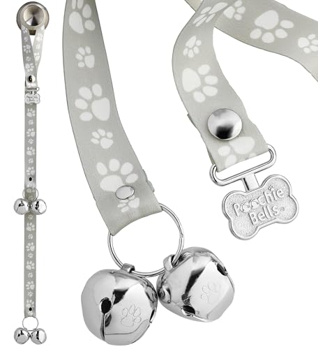 PoochieBells The Original Töpfchentrainingsglocken für Hunde, in den USA hergestellte Hunde-Töpfchenglocken, einfaches Welpentraining, Laute, langlebige hängende Glocken für Tür, Signature Tracks PoochieBells The Original Töpfchentrainingsglocken für Hunde, in den USA hergestellte Hunde-Töpfchenglocken, einfaches Welpentraining, Laute, langlebige hängende Glocken für Tür, Signature Tracks von PoochieBells