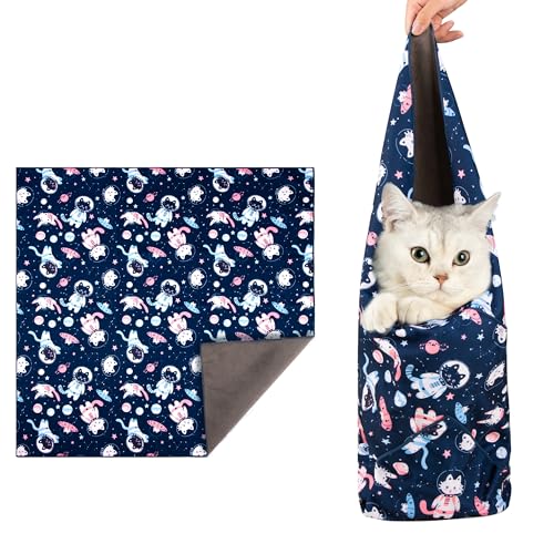 Poochies Sprouts 89,9 cm Katzenpflege-Wickeltuch, Katzenwickel zum Schneiden von Nägeln, kratzfest, Anti-Escape-beruhigende Verpackung, Katzen-Wickeltuch für erwachsene Katzen, Größe XXL Poochies Sprouts 89,9 cm Katzenpflege-Wickeltuch, Katzenwickel zum Schneiden von Nägeln, kratzfest, Anti-Escape-beruhigende Verpackung, Katzen-Wickeltuch für erwachsene Katzen, Größe XXL von Poochies Sprouts