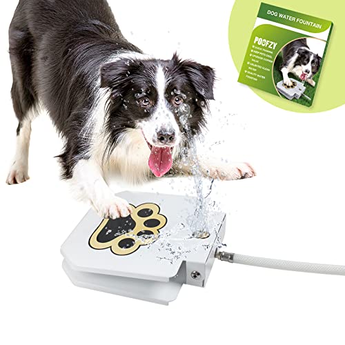Poofzy Hunde-Wasserbrunnen zum Aufsteigen, Outdoor-Haustier-Sprinkler, Pfotenaktiviertes Trinken, Wasserspielzeug für Hunde, einfach zu bedienen, frisches Wasser zu trinken Poofzy Hunde-Wasserbrunnen zum Aufsteigen, Outdoor-Haustier-Sprinkler, Pfotenaktiviertes Trinken, Wasserspielzeug für Hunde, einfach zu bedienen, frisches Wasser zu trinken von Poofzy