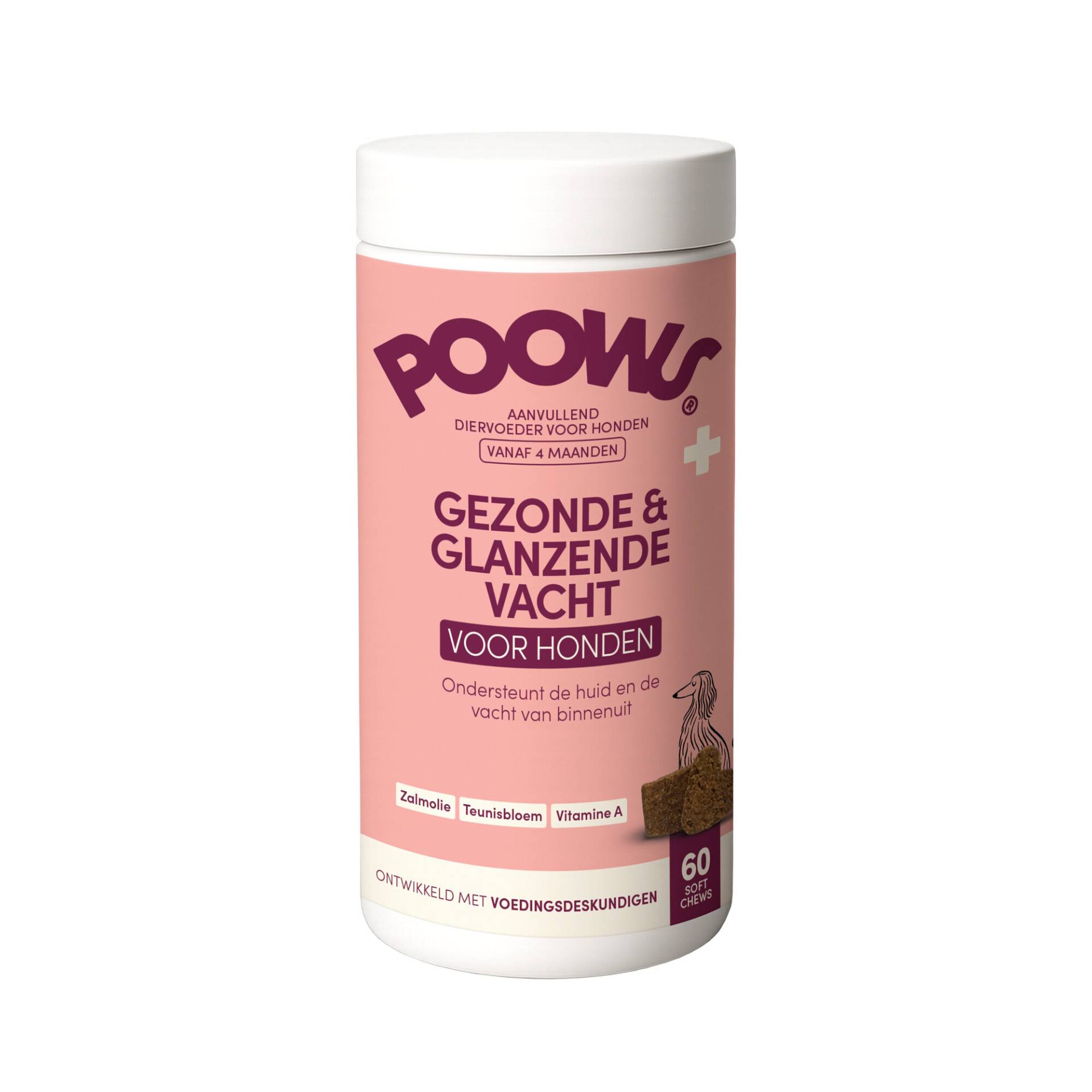 Poows Gesunde & Glänzende Fellpflege - 60 Stück von Poows