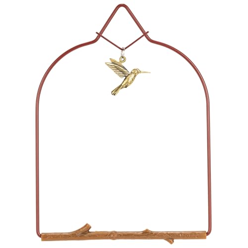 Pop's Kolibri-Schaukel für Vögel, hergestellt in den USA, originaler Charm, Kolibri-Schaukel für den Außenbereich, perfekte Vogelstange für kleine Wildvögel, Hinterhofvögel, 100 % hergestellt in den Pop's Kolibri-Schaukel für Vögel, hergestellt in den USA, originaler Charm, Kolibri-Schaukel für den Außenbereich, perfekte Vogelstange für kleine Wildvögel, Hinterhofvögel, 100 % hergestellt in den von Pop's
