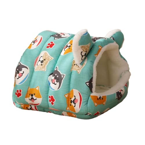 Hamsternest, gemütliches Hamsterhaus, Kleintier-Schlafbett, Cartoon-Kaninchen, Karotten-Druck, Eichhörnchen, Hängekäfig, Meerschweinchen, Mäuse, Ratten, Winter, helle Farben Hamsternest, gemütliches Hamsterhaus, Kleintier-Schlafbett, Cartoon-Kaninchen, Karotten-Druck, Eichhörnchen, Hängekäfig, Meerschweinchen, Mäuse, Ratten, Winter, helle Farben von Porceosy