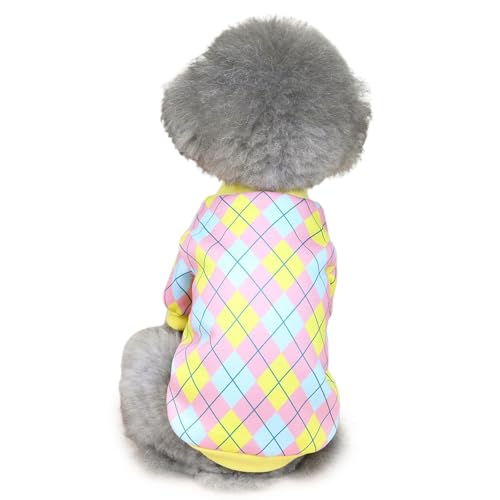 Haustier-Sweatshirt, Rundhalsausschnitt, klassisch, kariert, warm, niedlich, Streetwear, bedruckter Pullover, Hund, zweibeinige Kleidung, Welpe Haustier-Sweatshirt, Rundhalsausschnitt, klassisch, kariert, warm, niedlich, Streetwear, bedruckter Pullover, Hund, zweibeinige Kleidung, Welpe von Porceosy