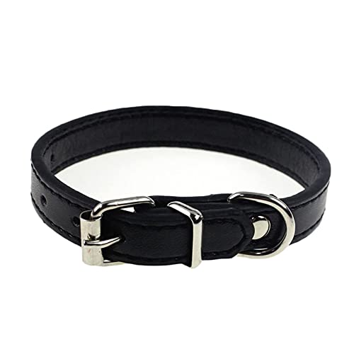 Hundehalsband, verstellbar, Kunstleder, für Welpen, Katzen, Schnalle, Halsband, Dekor Hundehalsband, verstellbar, Kunstleder, für Welpen, Katzen, Schnalle, Halsband, Dekor von Porceosy