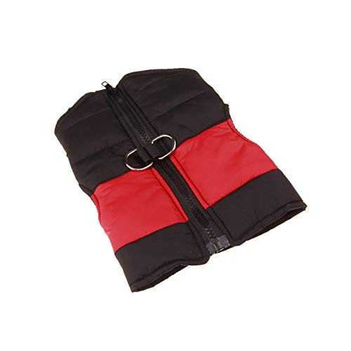 Hundezubehör, warme Haustierjacke, wasserdicht, mit Reißverschluss, Winterweste, Wattierter Mantel Hundezubehör, warme Haustierjacke, wasserdicht, mit Reißverschluss, Winterweste, Wattierter Mantel von Porceosy