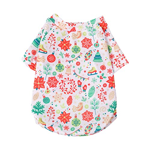 Kostüm für kleine Haustiere, waschbar, bedruckt, bequem, langlebig, weich, Polyester, Weihnachtselemente, Hundepullover für den Winter Kostüm für kleine Haustiere, waschbar, bedruckt, bequem, langlebig, weich, Polyester, Weihnachtselemente, Hundepullover für den Winter von Porceosy