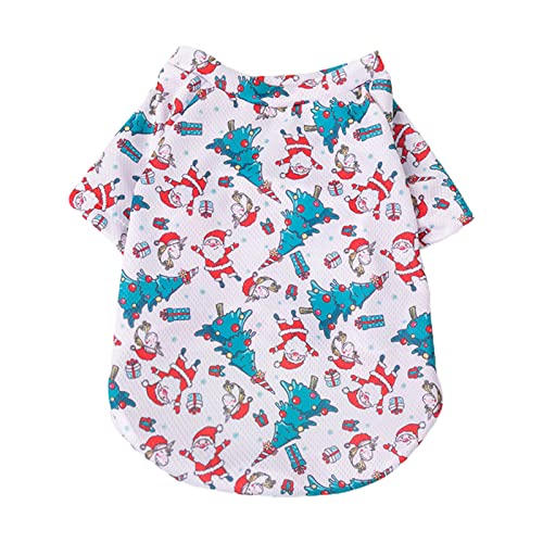 Kostüm für kleine Haustiere, waschbar, bedruckt, bequem, langlebig, weich, Polyester, Weihnachtselemente, Hundepullover für den Winter Kostüm für kleine Haustiere, waschbar, bedruckt, bequem, langlebig, weich, Polyester, Weihnachtselemente, Hundepullover für den Winter von Porceosy