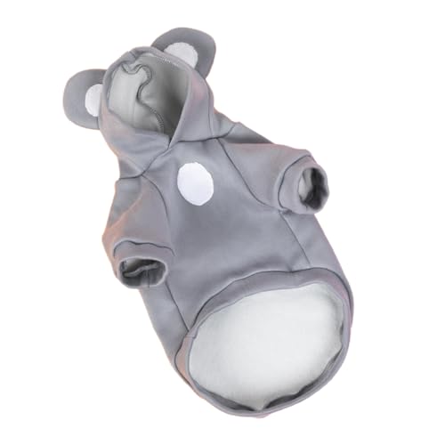 Pets Public Accessories Katzenpullover, fusselfrei, weich, bequem, Bärenohren, Haustier-Kapuzenpullover, zweibeinige Kleidung für Zuhause, Haustier-Sweatshirt, Bluse Pets Public Accessories Katzenpullover, fusselfrei, weich, bequem, Bärenohren, Haustier-Kapuzenpullover, zweibeinige Kleidung für Zuhause, Haustier-Sweatshirt, Bluse von Porceosy