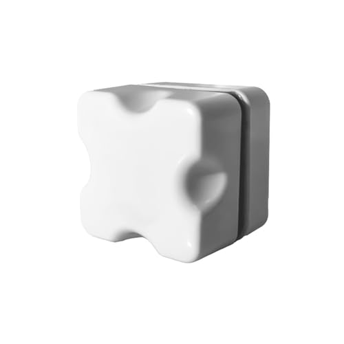 Porceosy Aquarium-Reinigungsbürste, doppelter magnetischer Mini-Algenschaber, einfacher Griff, doppelseitig, schwimmend, Glasfenster, Reinigung, Aquarium, Weiß, L Porceosy Aquarium-Reinigungsbürste, doppelter magnetischer Mini-Algenschaber, einfacher Griff, doppelseitig, schwimmend, Glasfenster, Reinigung, Aquarium, Weiß, L von Porceosy