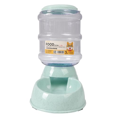 Porceosy Cat Feeder Waterer Set Dog Food Dispenser 3.2kg Automatic Pet 3.8L Large Capacity Gravity Anti Slip Base Leak-proof for Cats Green A Porceosy Cat Feeder Waterer Set Dog Food Dispenser 3.2kg Automatic Pet 3.8L Large Capacity Gravity Anti Slip Base Leak-proof for Cats Green A von Porceosy