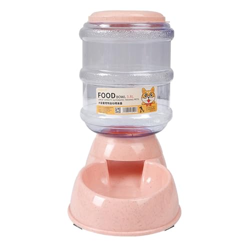 Porceosy Cat Feeder Waterer Set Dog Food Dispenser 3.2kg Automatic Pet 3.8L Large Capacity Gravity Anti Slip Base Leak-proof for Cats Pink A Porceosy Cat Feeder Waterer Set Dog Food Dispenser 3.2kg Automatic Pet 3.8L Large Capacity Gravity Anti Slip Base Leak-proof for Cats Pink A von Porceosy