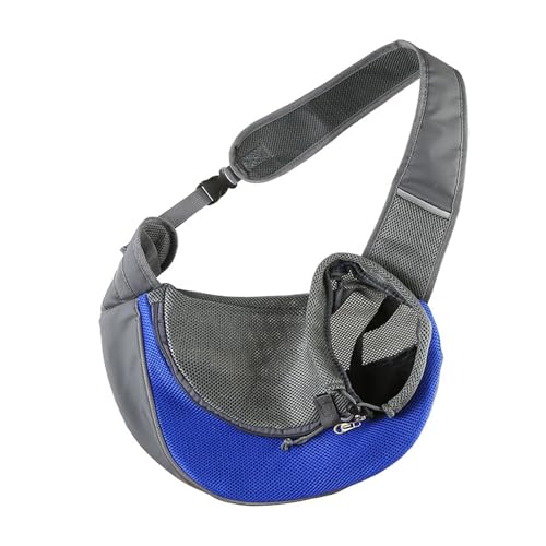 Porceosy Großer Haustier-Tragerucksack – große Kapazität, Reißverschluss, freihändige Netztasche, atmungsaktives Design, Netzstoff, Crossbody-Tasche für Spaziergänge im Freien, Königsblau, L Porceosy Großer Haustier-Tragerucksack – große Kapazität, Reißverschluss, freihändige Netztasche, atmungsaktives Design, Netzstoff, Crossbody-Tasche für Spaziergänge im Freien, Königsblau, L von Porceosy
