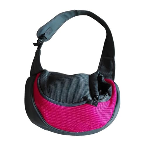 Porceosy Großer Haustier-Tragerucksack – große Kapazität, Reißverschluss, freihändige Netztasche, atmungsaktives Design, Netzstoff, Crossbody-Tasche für Spaziergänge im Freien, Rosarot, Größe S Porceosy Großer Haustier-Tragerucksack – große Kapazität, Reißverschluss, freihändige Netztasche, atmungsaktives Design, Netzstoff, Crossbody-Tasche für Spaziergänge im Freien, Rosarot, Größe S von Porceosy