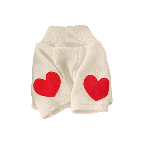 Porceosy Haustierpullover mit Herzmuster, präzise Verkabelung, Pullover, modisches Liebes-Hundeshirt, Bequeme warme Kleidung für zweibeinige Katzen Beige S Porceosy Haustierpullover mit Herzmuster, präzise Verkabelung, Pullover, modisches Liebes-Hundeshirt, Bequeme warme Kleidung für zweibeinige Katzen Beige S von Porceosy