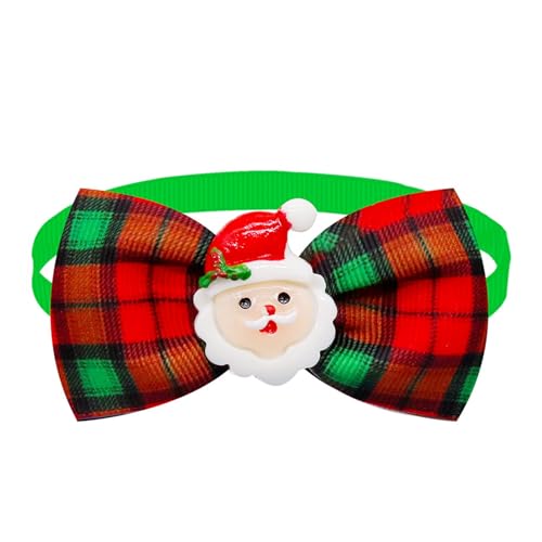 Porceosy Hundehalsband, Weihnachts-Fliege, für Hunde und Katzen, Schneeflocke, kompatibel mit Foto 1 von Porceosy