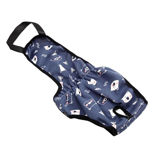 Porceosy Hundewindel mit Druckknopf, elastisch, Menstruationshose, wiederverwendbar, wasserdicht, mit Cartoon-Muster, Damen-Slips, Blau, Größe M Porceosy Hundewindel mit Druckknopf, elastisch, Menstruationshose, wiederverwendbar, wasserdicht, mit Cartoon-Muster, Damen-Slips, Blau, Größe M von Porceosy