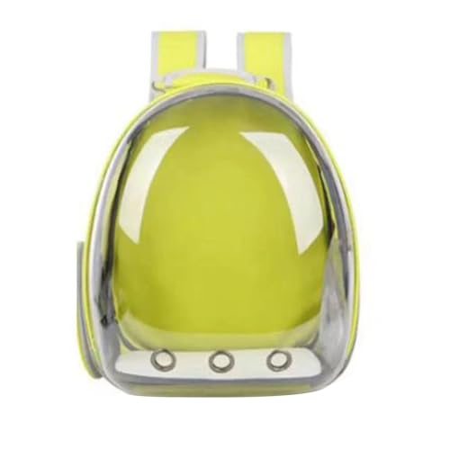 Porceosy Katzentragerrucksack, transparenter Weltraumkapsel-Haustiertrage, atmungsaktiver Hunde-Wanderrucksack für kleine Hunde, Katzen, Reisebedarf, Gelb Porceosy Katzentragerrucksack, transparenter Weltraumkapsel-Haustiertrage, atmungsaktiver Hunde-Wanderrucksack für kleine Hunde, Katzen, Reisebedarf, Gelb von Porceosy