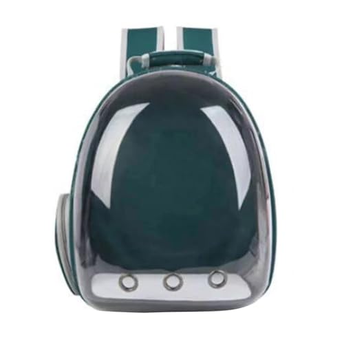 Porceosy Katzentragerrucksack, transparenter Weltraumkapsel-Haustiertrage, atmungsaktiver Hunde-Wanderrucksack für kleine Hunde, Katzen, Reisebedarf, Grün Porceosy Katzentragerrucksack, transparenter Weltraumkapsel-Haustiertrage, atmungsaktiver Hunde-Wanderrucksack für kleine Hunde, Katzen, Reisebedarf, Grün von Porceosy