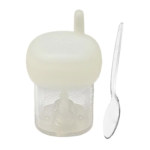 Porceosy Neugeborene Haustier-Futterflasche, Kätzchen-Welpen-Flaschen, sicher, leicht zu reinigen, Anti-Erstickungs-Design, professioneller Nippel Weiß von Porceosy