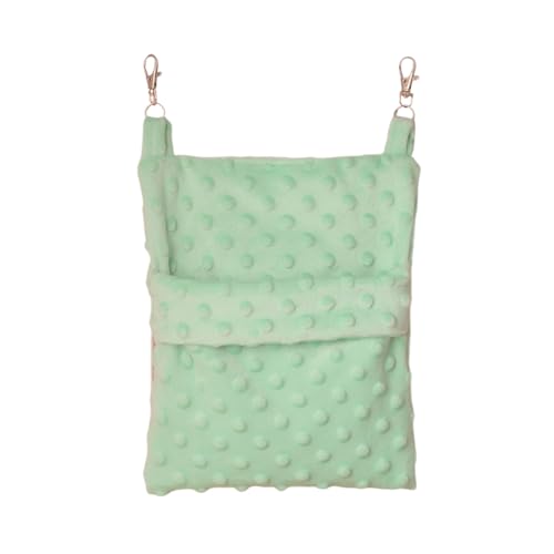 Porceosy Niedliches Haustiernest, gemütliches Bett für Kleintiere, Hamster, Frettchen, Ratten, Hängematte, Käfig, Meerschweinchen, weicher Plüsch-Schlafsack, kratzfest, bissfest, Grün Porceosy Niedliches Haustiernest, gemütliches Bett für Kleintiere, Hamster, Frettchen, Ratten, Hängematte, Käfig, Meerschweinchen, weicher Plüsch-Schlafsack, kratzfest, bissfest, Grün von Porceosy