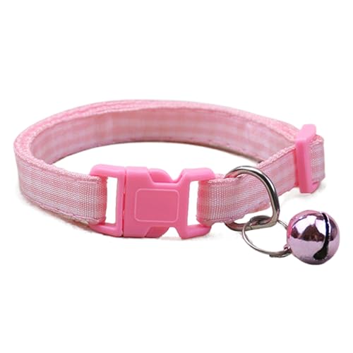 Porceosy Pet Necklace Comfortable Dress-up Vibrant Fashion Puppy Cats Collar with Buckle Compatible with Home Use Pink von Porceosy