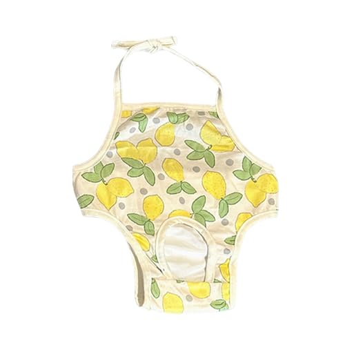 Porceosy Physiologische Unterhose für Haustiere, Unisex, wasserdicht, hygienische Höschen, Zitronenmuster, physiologische Unterwäsche, Größe XL Porceosy Physiologische Unterhose für Haustiere, Unisex, wasserdicht, hygienische Höschen, Zitronenmuster, physiologische Unterwäsche, Größe XL von Porceosy