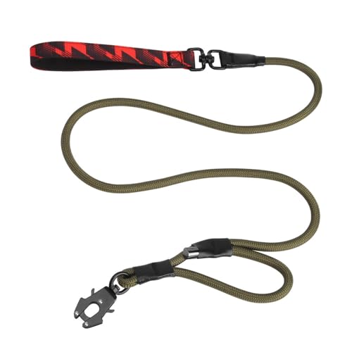 Porceosy Robuste Hundeleine mit zwei Griffen, kein Ziehen, Nylon-Trainingsleine zum Gehen, Laufen und für den Außenbereich, für kleine, mittelgroße und große Hunde, 1,4 m Porceosy Robuste Hundeleine mit zwei Griffen, kein Ziehen, Nylon-Trainingsleine zum Gehen, Laufen und für den Außenbereich, für kleine, mittelgroße und große Hunde, 1,4 m von Porceosy