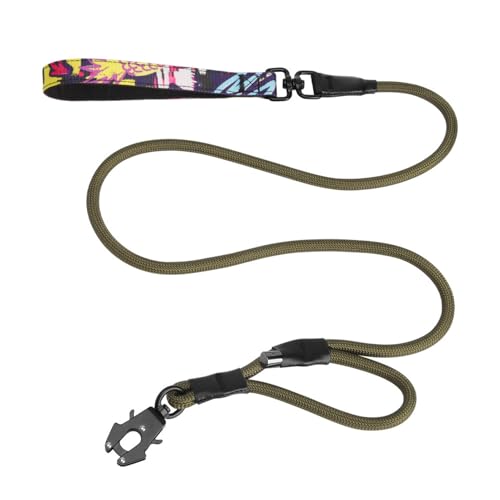 Porceosy Robuste Hundeleine mit zwei Griffen, kein Ziehen, Nylon-Trainingsleine zum Gehen, Laufen und für den Außenbereich, für kleine, mittelgroße und große Hunde, 1,4 m Porceosy Robuste Hundeleine mit zwei Griffen, kein Ziehen, Nylon-Trainingsleine zum Gehen, Laufen und für den Außenbereich, für kleine, mittelgroße und große Hunde, 1,4 m von Porceosy