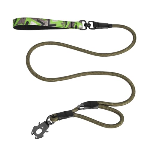 Porceosy Robuste Hundeleine mit zwei Griffen, kein Ziehen, Nylon-Trainingsleine zum Gehen, Laufen und für den Außenbereich, für kleine, mittelgroße und große Hunde, 1,4 m Porceosy Robuste Hundeleine mit zwei Griffen, kein Ziehen, Nylon-Trainingsleine zum Gehen, Laufen und für den Außenbereich, für kleine, mittelgroße und große Hunde, 1,4 m von Porceosy