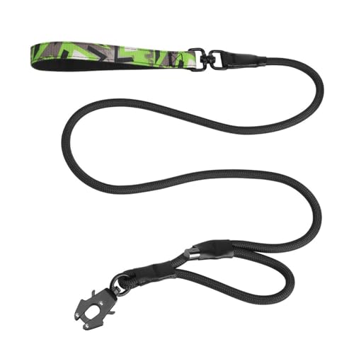 Porceosy Robuste Hundeleine mit zwei Griffen, kein Ziehen, Nylon-Trainingsleine zum Gehen, Laufen und für den Außenbereich, für kleine, mittelgroße und große Hunde, 1,4 m Porceosy Robuste Hundeleine mit zwei Griffen, kein Ziehen, Nylon-Trainingsleine zum Gehen, Laufen und für den Außenbereich, für kleine, mittelgroße und große Hunde, 1,4 m von Porceosy