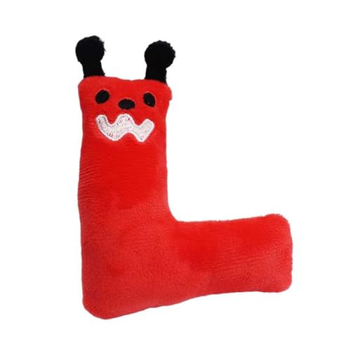 Porceosy Sicheres Hundespielzeug, bissfestes Hundespielzeug, interaktives Alphabet-Plüsch-Hundespielzeug mit Geräusch, bissfestes Zähneknirschen, lindert Langeweile, attraktives Hundespielzeug L Porceosy Sicheres Hundespielzeug, bissfestes Hundespielzeug, interaktives Alphabet-Plüsch-Hundespielzeug mit Geräusch, bissfestes Zähneknirschen, lindert Langeweile, attraktives Hundespielzeug L von Porceosy