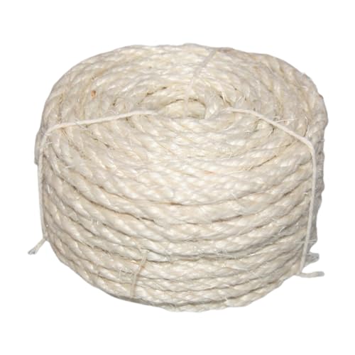 Porceosy Sisalseil für Katzenkratzbaum, natürlich, strapazierfähig, Ersatzschnur, DIY, Handwerk, Gartenarbeit, Weiß, 2XL Porceosy Sisalseil für Katzenkratzbaum, natürlich, strapazierfähig, Ersatzschnur, DIY, Handwerk, Gartenarbeit, Weiß, 2XL von Porceosy